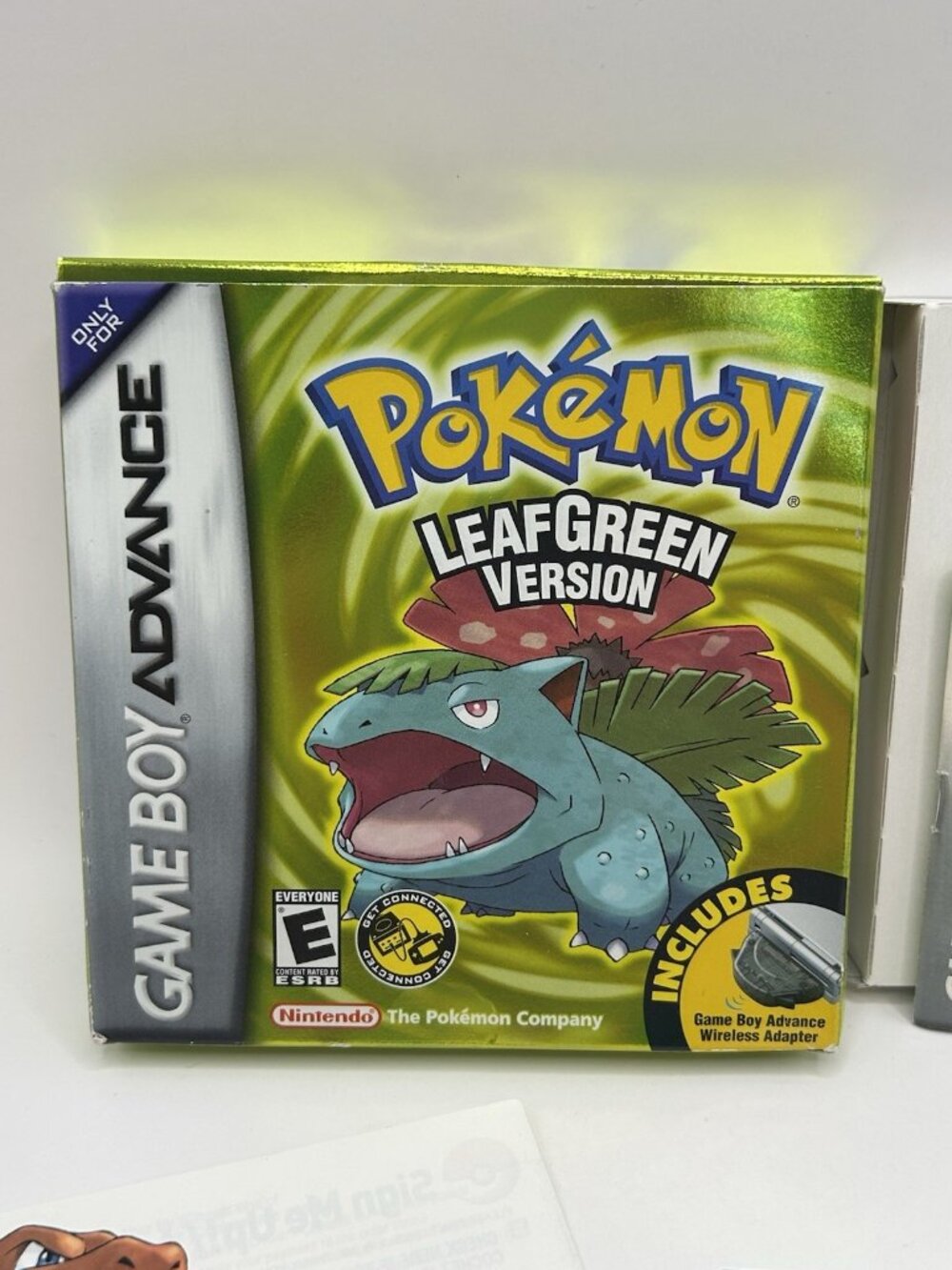 Pokemon LeafGreen (Nintendo Gameboy Advance, 2004) GBA Authentic Box Manuals Vtg - Picture 4 of 16